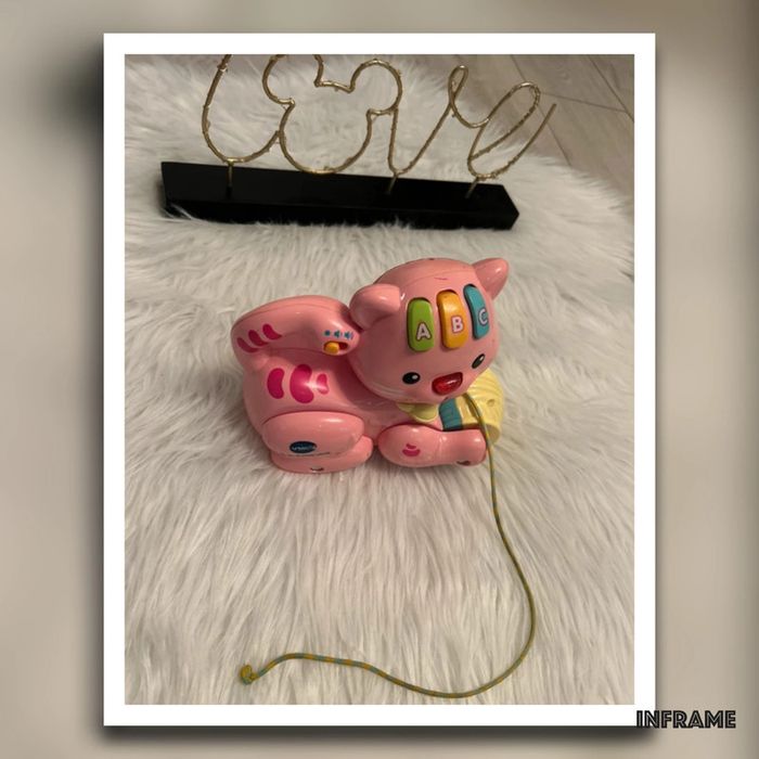 Très beau petit chat 🥰 musical v tech à tirer