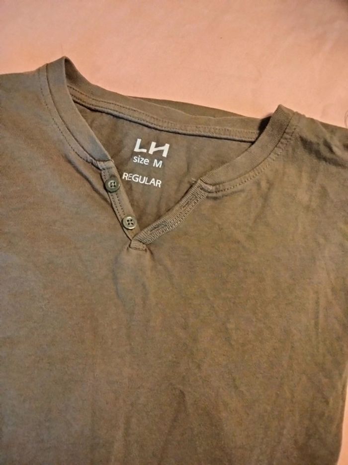 Tee-shirt kaki LH - photo numéro 2
