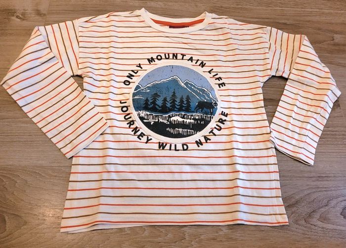 Tee-shirt à rayures Sergent Major 8 ans