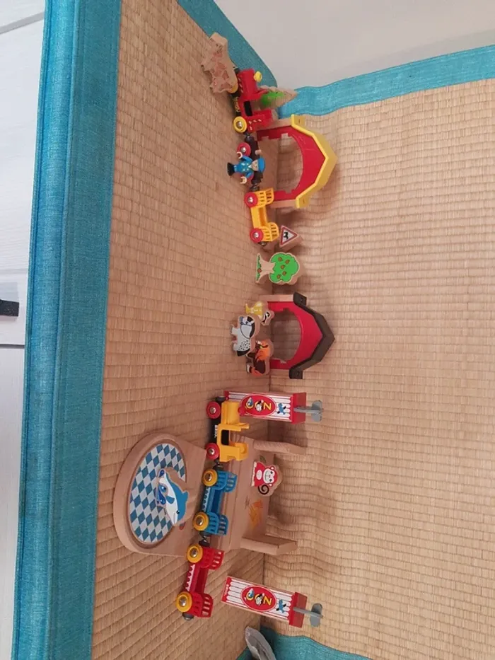 Lot accessoires Brio ferme, centre équestre, zoo