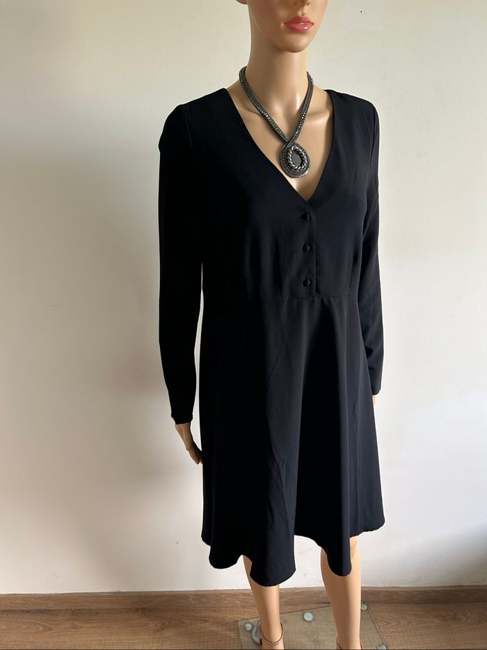 Robe casual noire neuve à manches longues NA-KD taille XS - photo numéro 2