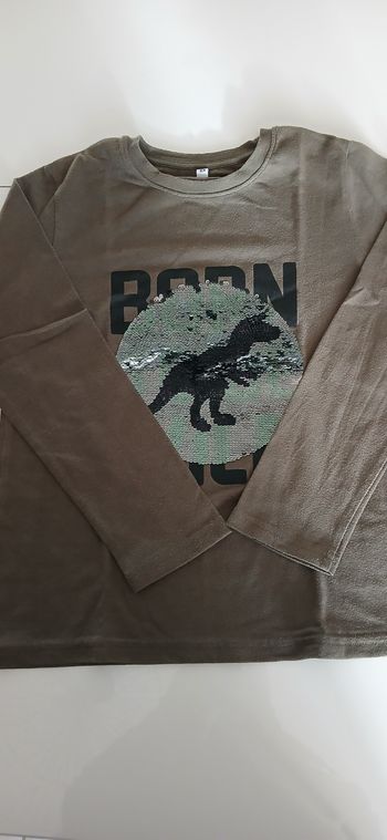 Tee-shirt manches longues garçon, Taille 10 ans