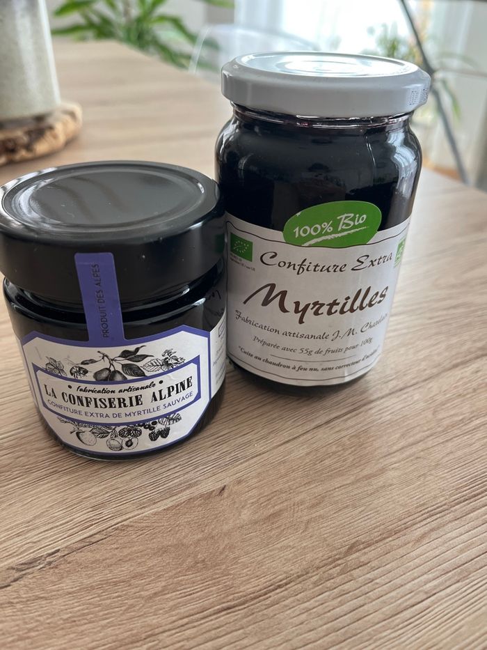 Confitures myrtilles