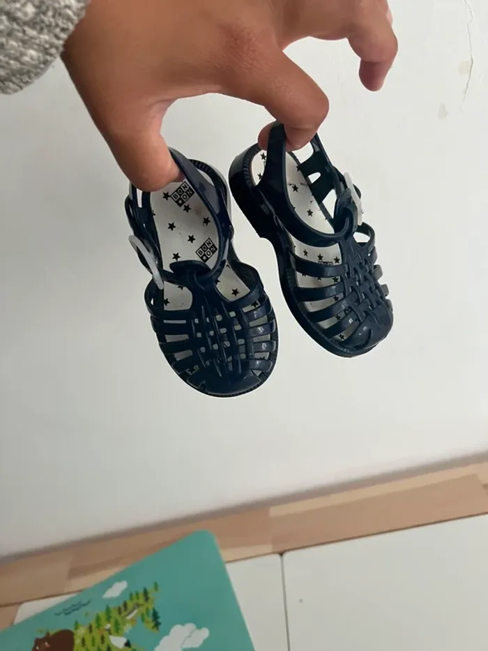 Sandales Méduse bébé – Taille 21 – Bleu marine - photo numéro 6