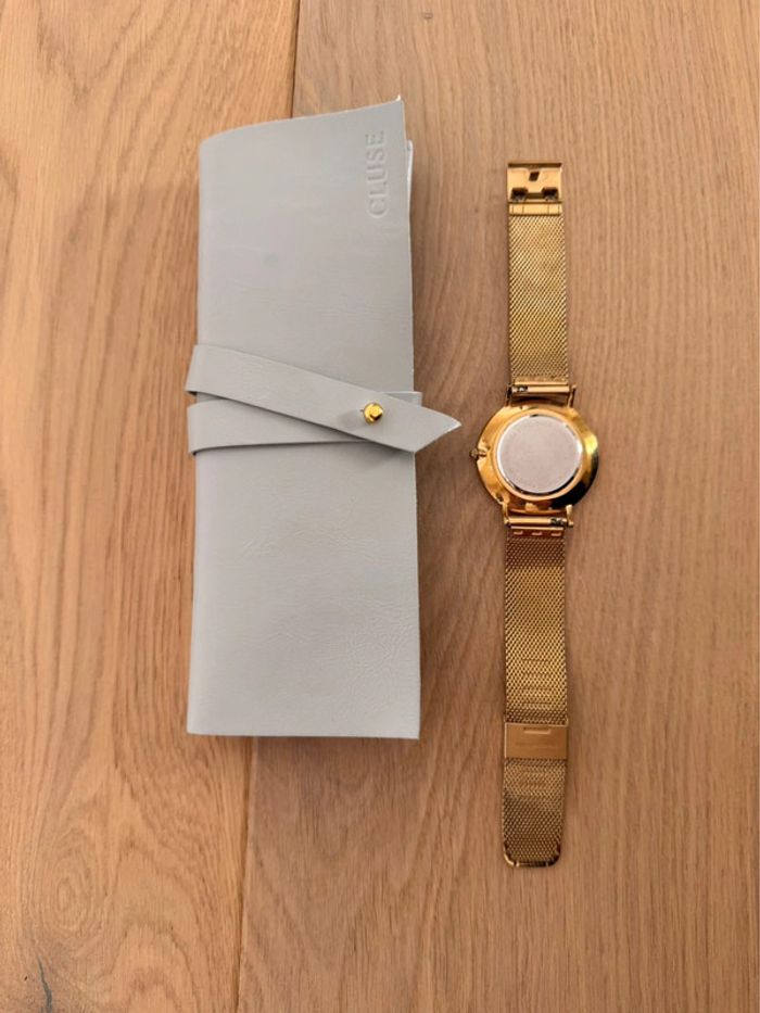 Montre cluse or doré noir la bohème maille bracelet Boho Chic Watch Mesh, Black, Gold Colour - photo numéro 3