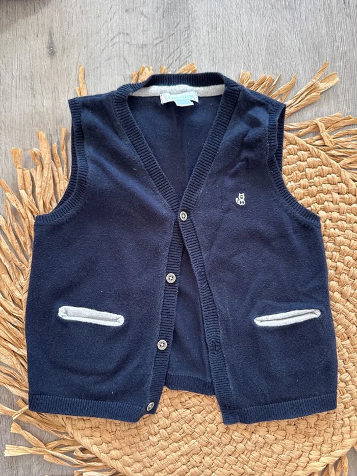 Gilet boléro sans manches 12 mois okaidi - photo numéro 2