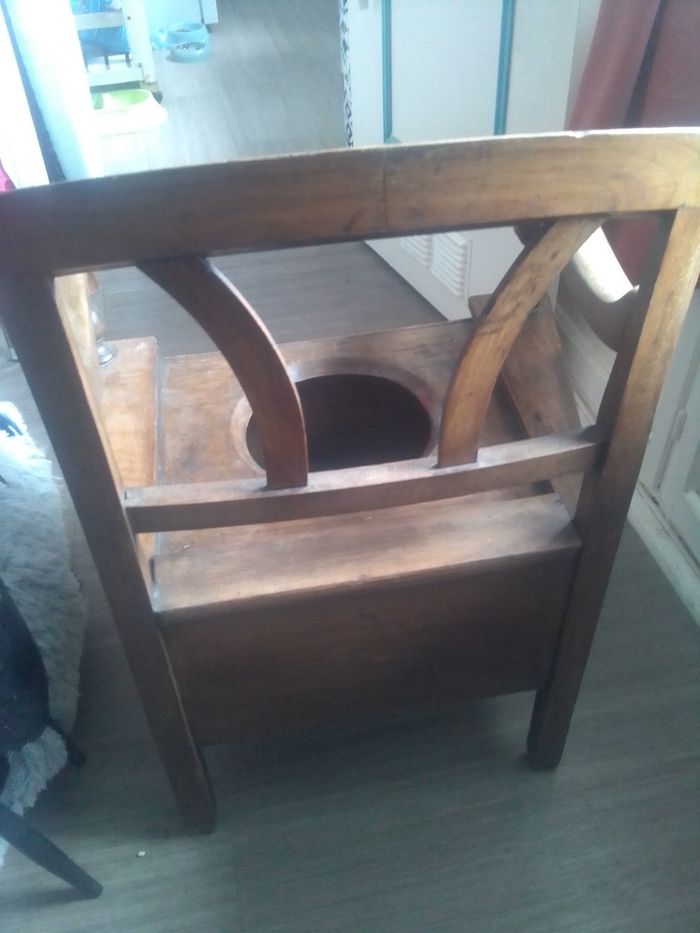 Ancienne chaise cabinet - photo numéro 5