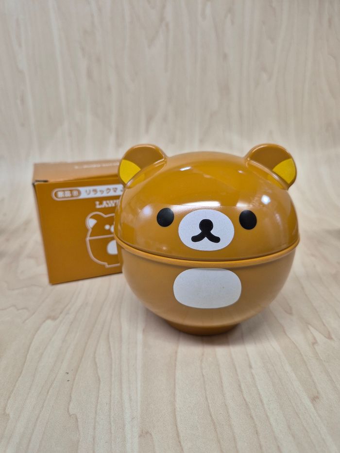 Bol plastique avec couvercle Rilakkuma x Lawson