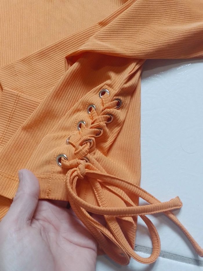 Pull femme croq top orange Pimkie - photo numéro 11