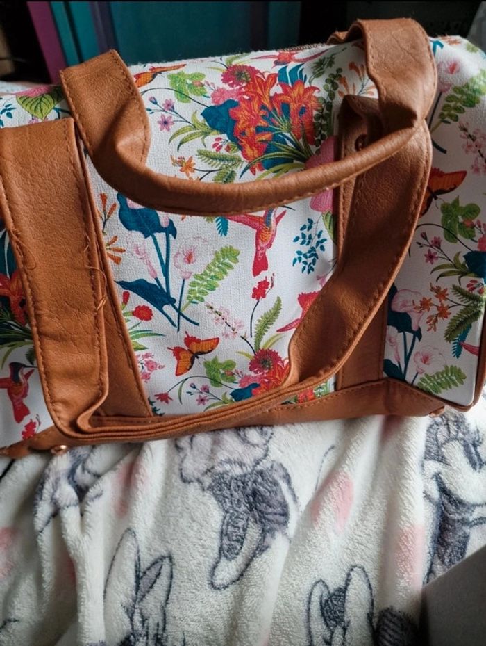 Sac à main fleuri - photo numéro 3