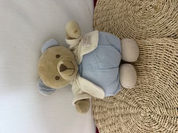 doudou ours corps en tissus tartine et chocolat