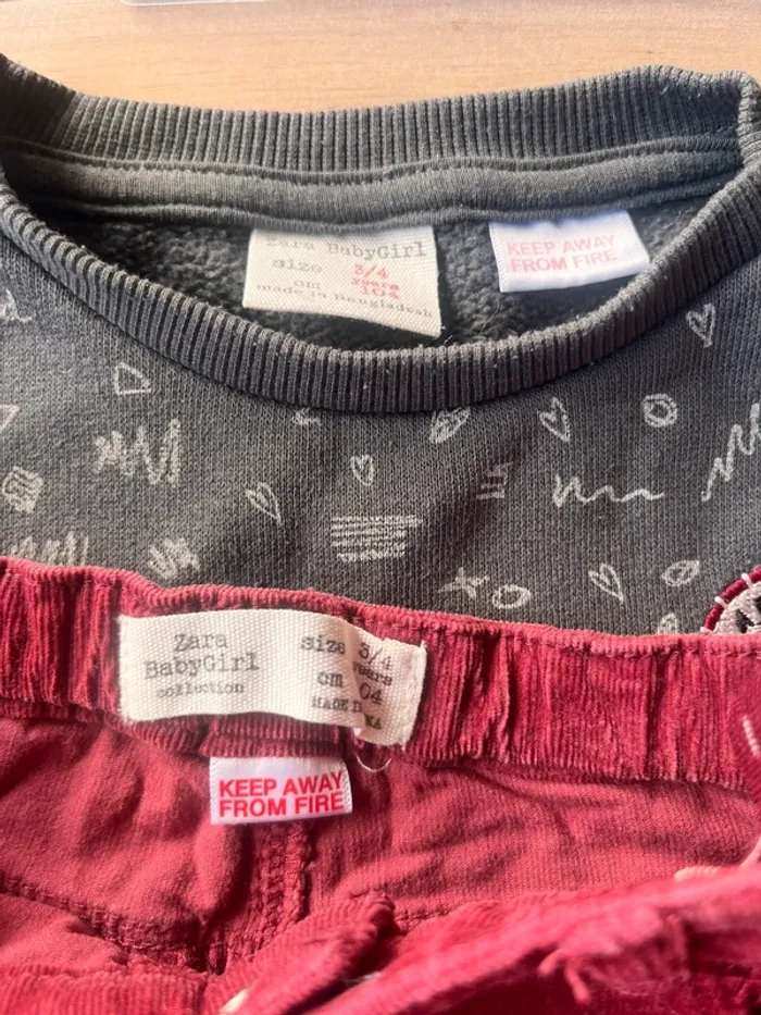 Ensemble Zara 4 ans - photo numéro 2