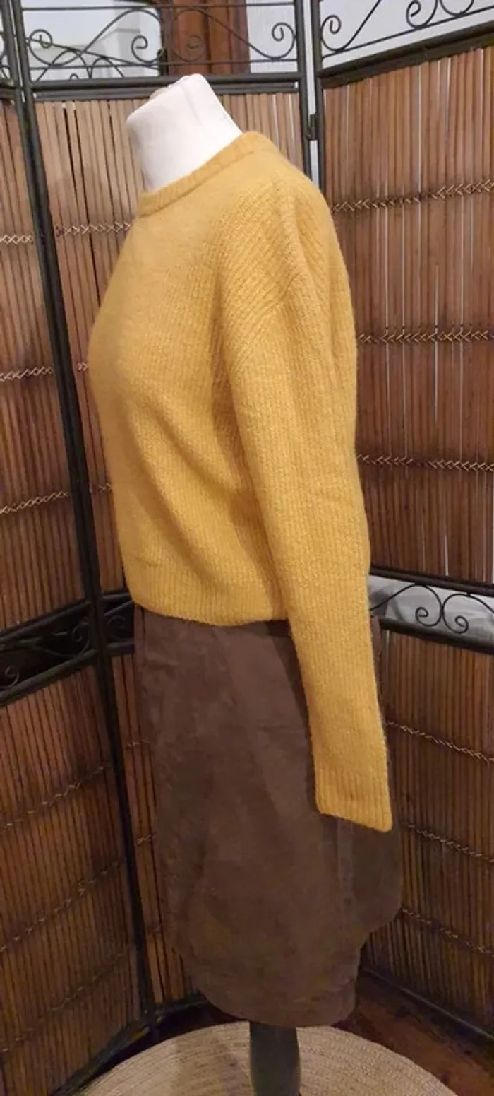 Pull femme moutarde "H&M" Taille XS - photo numéro 3