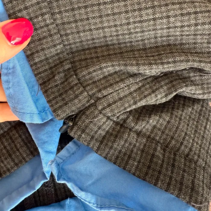 Haut court à détails contrastés bleus - photo numéro 6