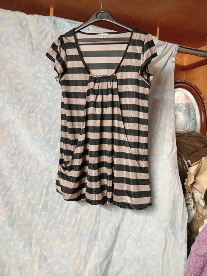 Blouse manche courte col rond