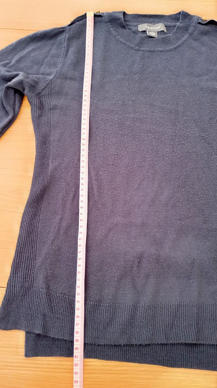 Pull bleu marine - photo numéro 6