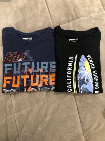 T-shirts lot de 2 enfant 8-10 ans Pepperts en TBE