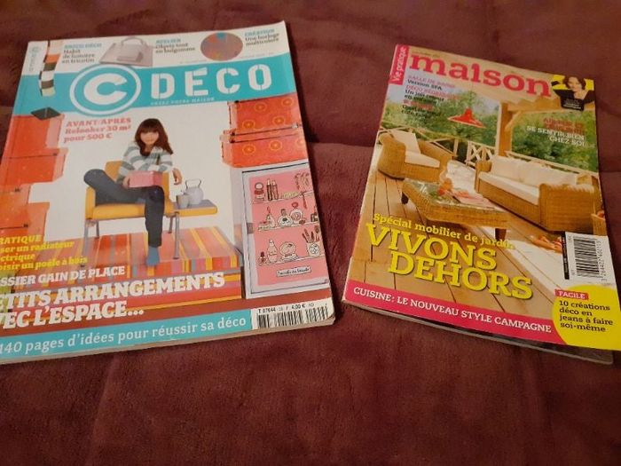 Lot de 2 magazines déco/brico