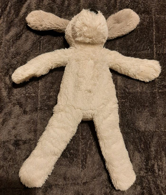 Peluche chien blanc - photo numéro 8