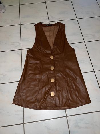 Magnifique robe similicuir