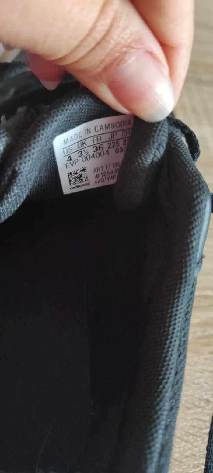 Baskets adidas noires P.36 - photo numéro 12