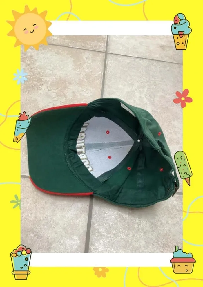 Casquette verte foncé rouge Portugal - photo numéro 5