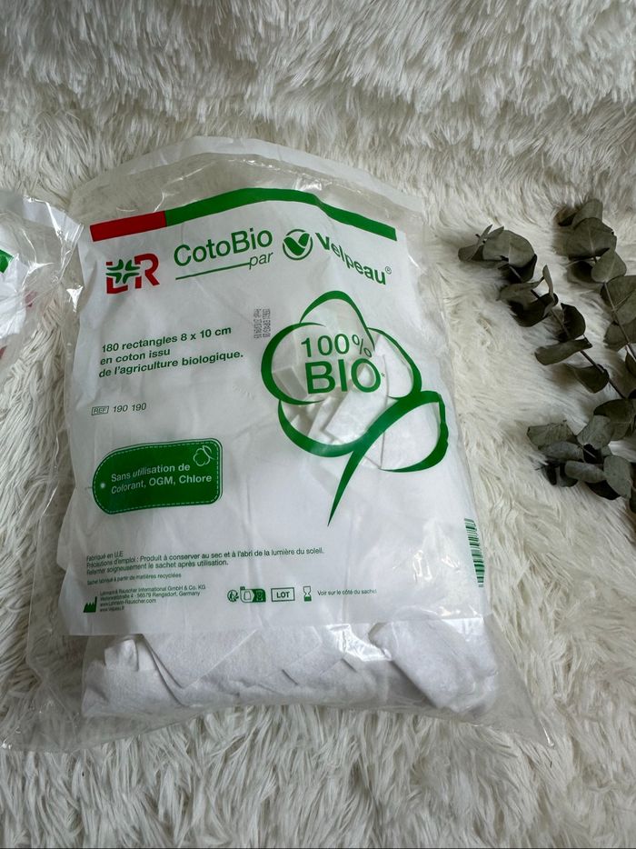 Lot de 2 sachets de coton bio - photo numéro 4