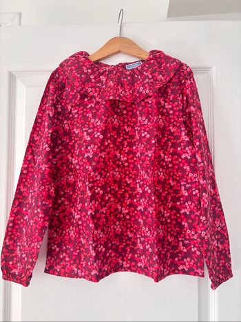 Blouse fille Jacadi 10 ans Liberty Wiltshire TBE