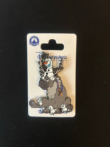 Pin’s Sven et olaf, Disneyland Paris 