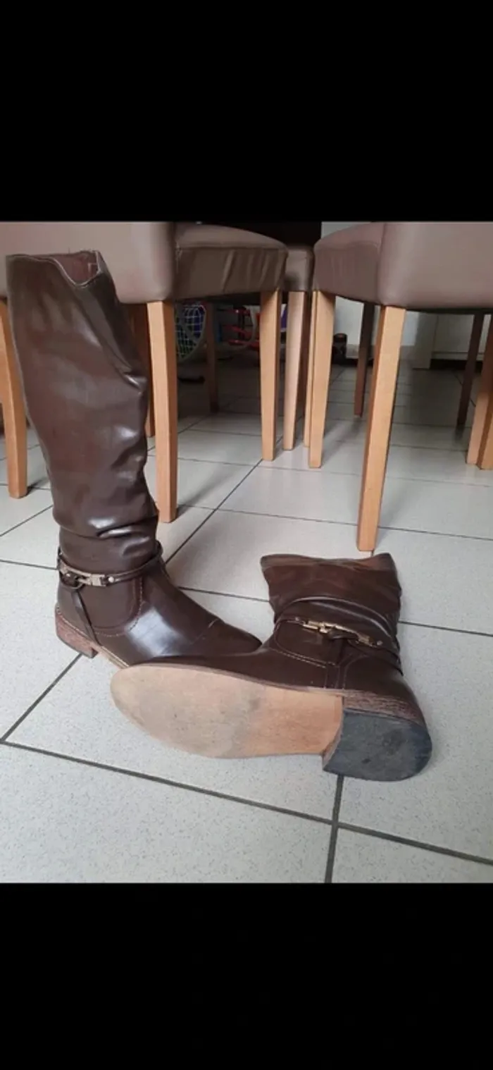 Bottes marron - photo numéro 2