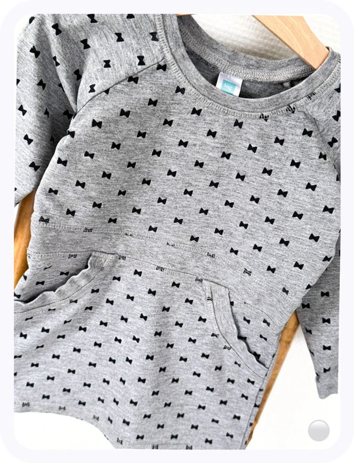 Robe manches longues grise Tag Taille 2 ans - photo numéro 2