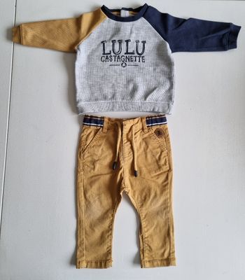 Ensemble Lulu Castagnette 6 mois