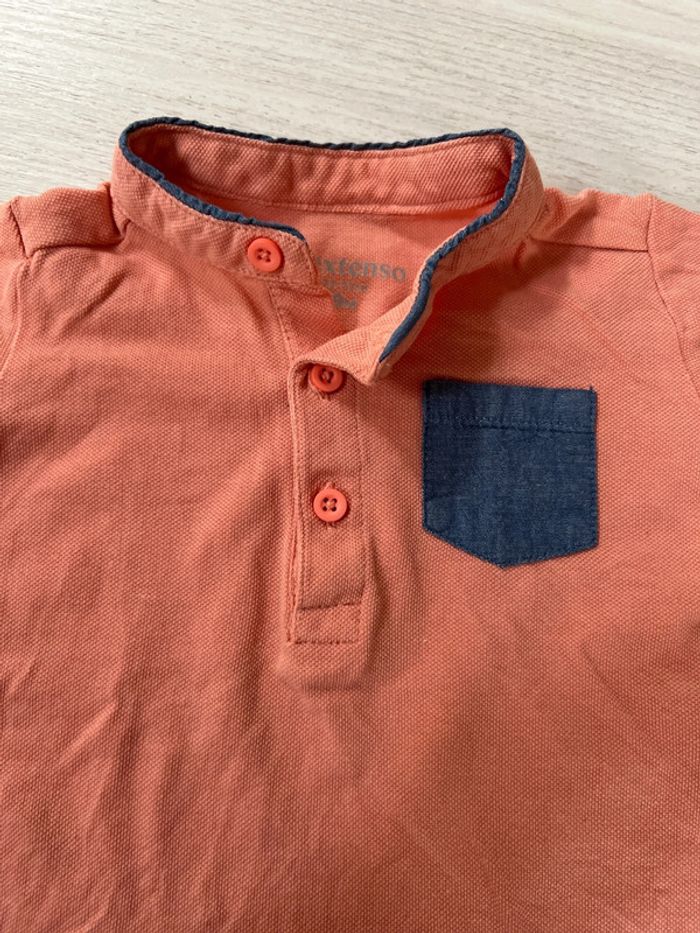 Ensemble été corail camélia In Extenso 9 mois - photo numéro 4