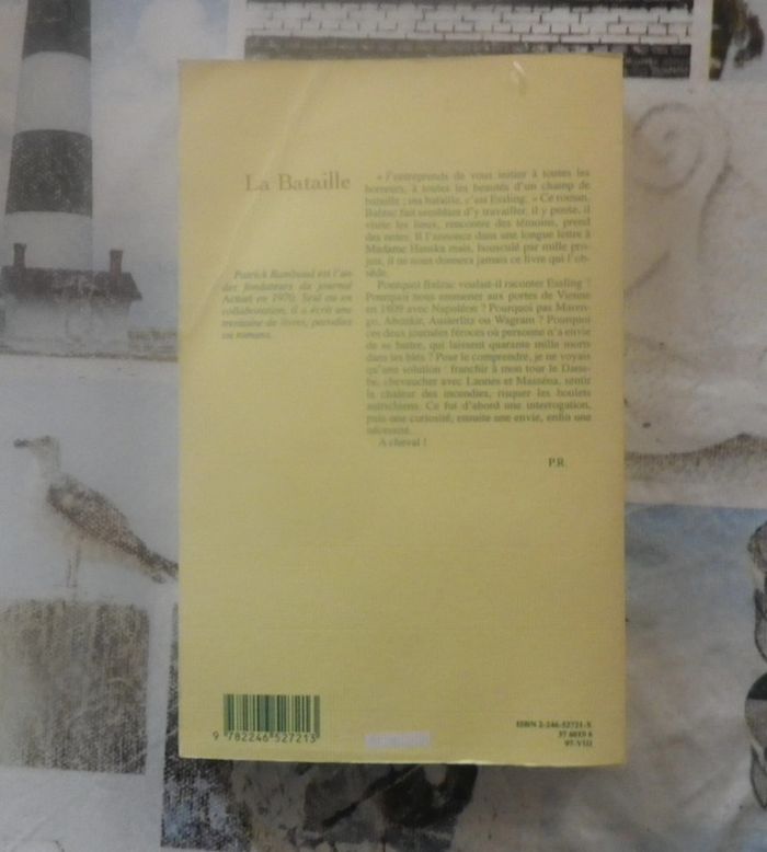 La bataille de Patrick Rambaud Ed. Grasset - photo numéro 2