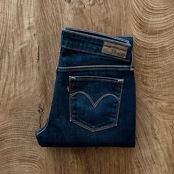Jean/pantalon bleu marine Levi's San Francisco pour femme, taille W 29 (38 taille française)