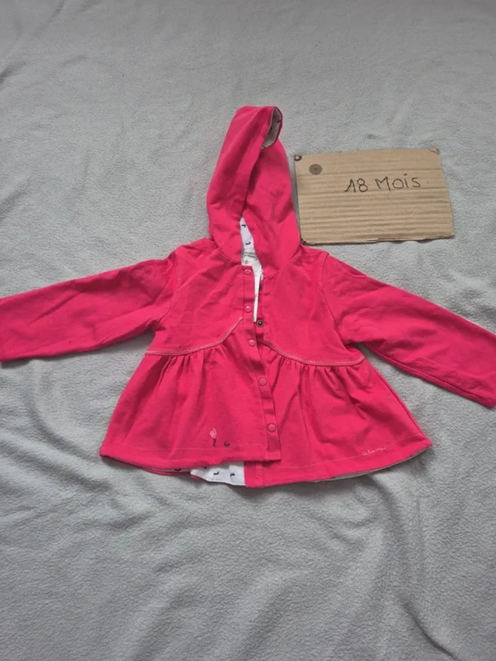 Veste gilet fille 18 mois catimini