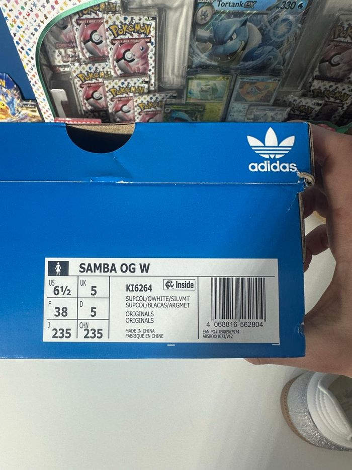 Adidas Samba Shine Silver Metallic - taille 38 - Neuve avec étiquette - photo numéro 6