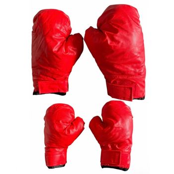 Lot 2 paires de gants de boxe de jeu ou déguisement enfant et ado 