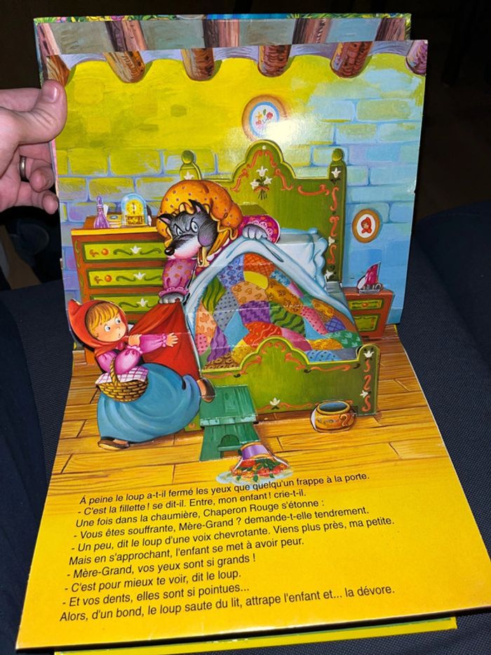 Livre pour enfants pop-up le petit chaperon rouge - photo numéro 3