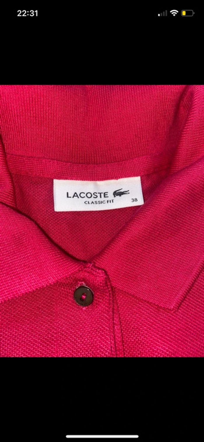 Polo lacoste - photo numéro 2