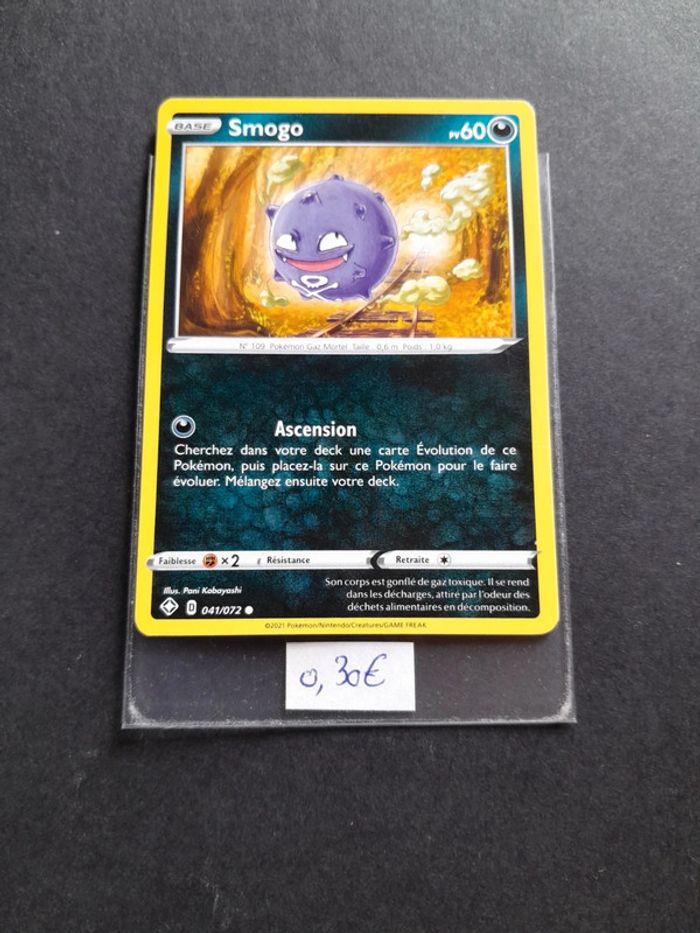 Carte Pokémon Smogo 41/072