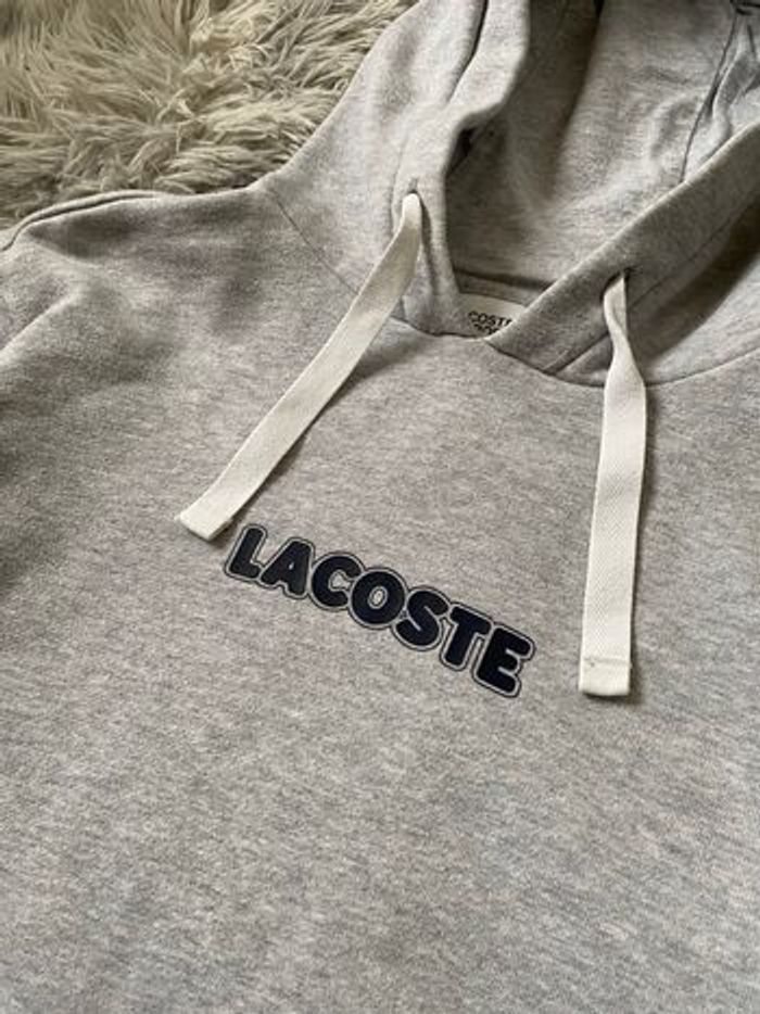 Sweat à capuche Lacoste /Taille XS /Gris - photo numéro 4