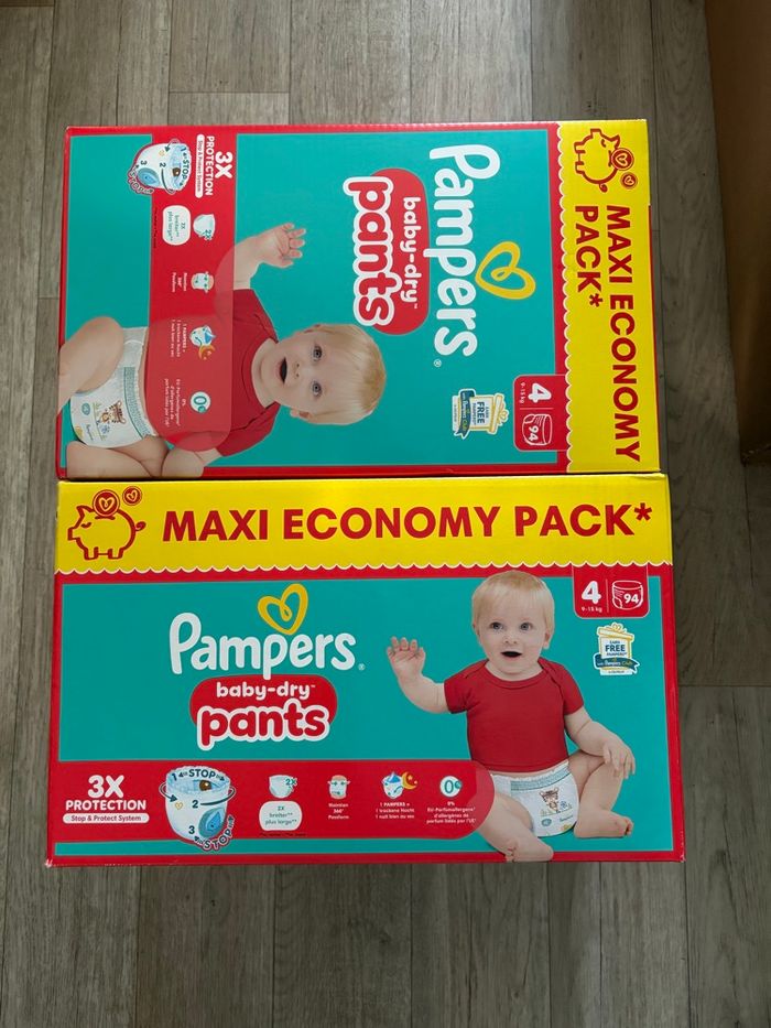 Pack xxl pampers baby dry pants taille 4 de 188 couches neuf