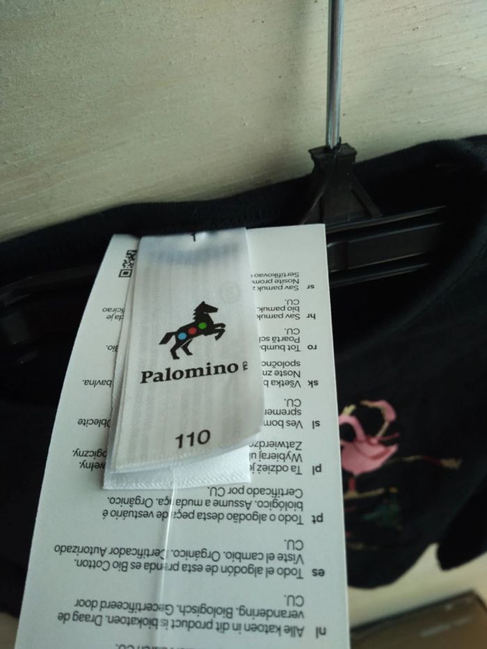 T-shirt coton bio manches longues palomino - photo numéro 4