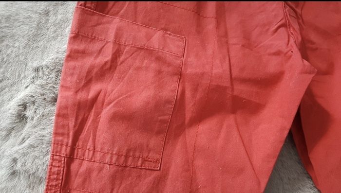 Pantalon rouge Grain de blé 12 mois - photo numéro 4