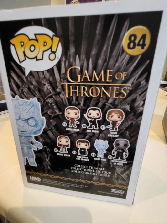 Funko Pop The Night King #84 Game of Thrones neuve 🏷 - photo numéro 2