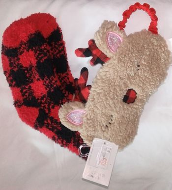 Chaussette et masque hiver fille