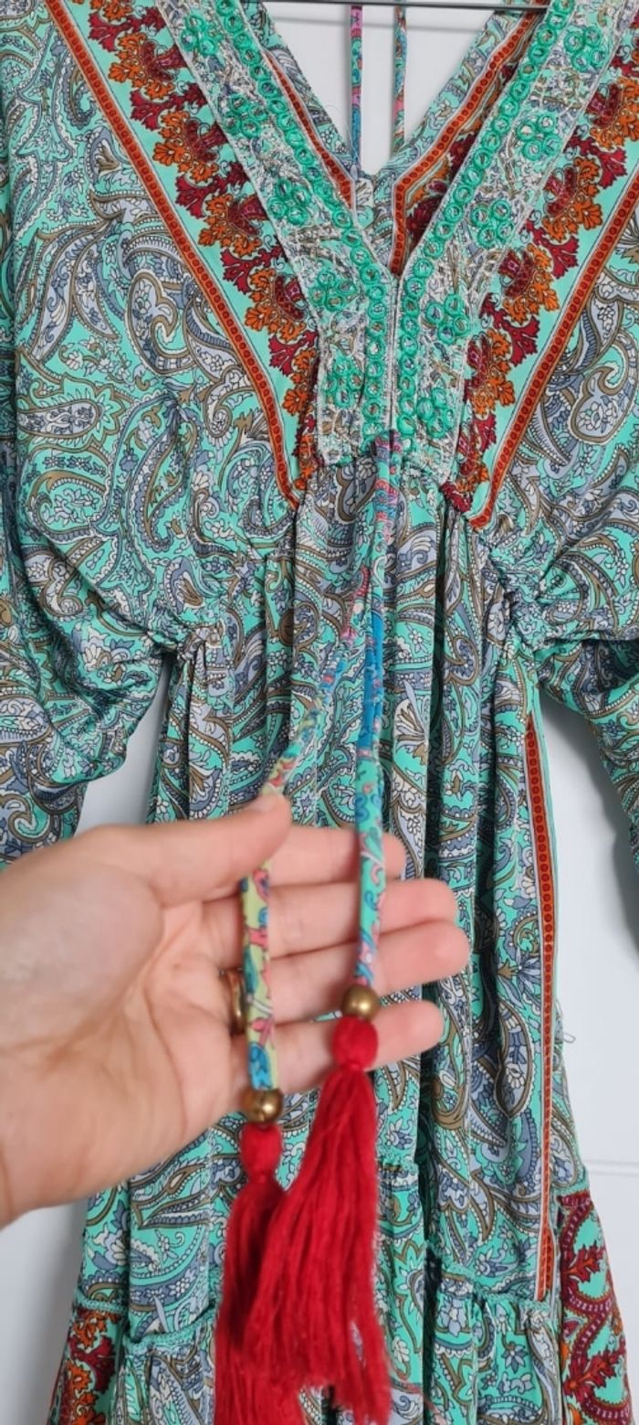 Robe d'été en soie indienne - photo numéro 4