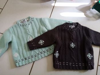 Lot de 2 pulls en laine