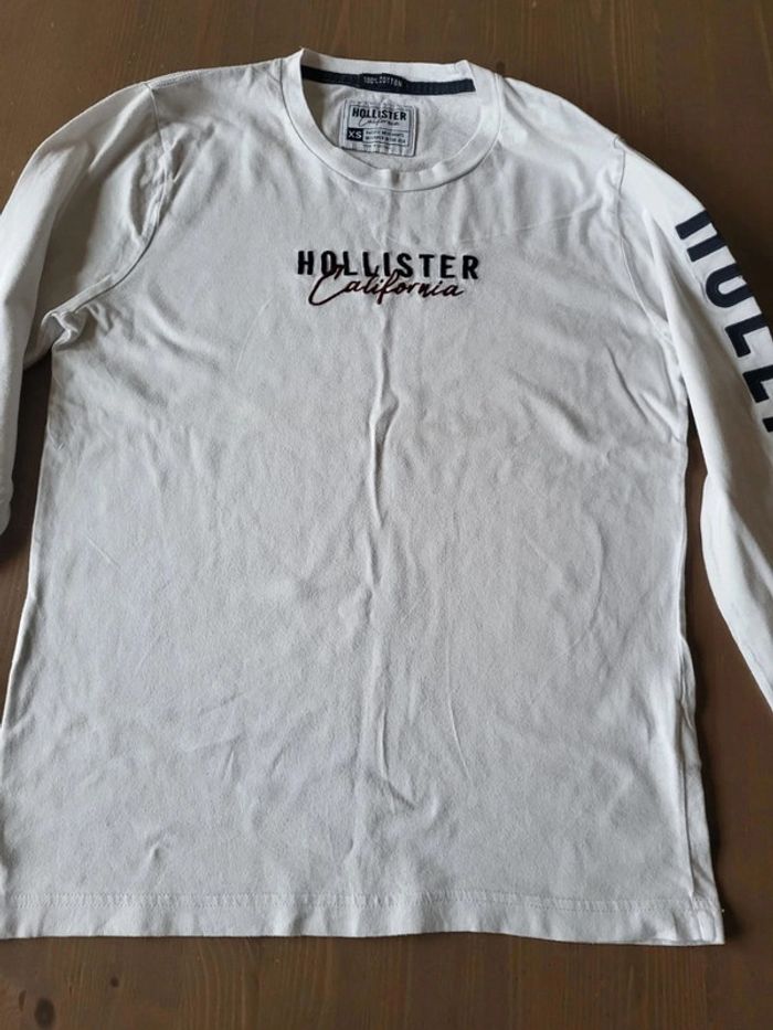 Tee shirt manches XS Hollister California - photo numéro 3